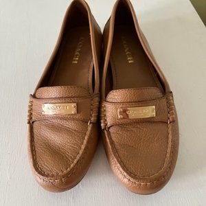 Coach Driving Loafer - Camel - Size 7.5M